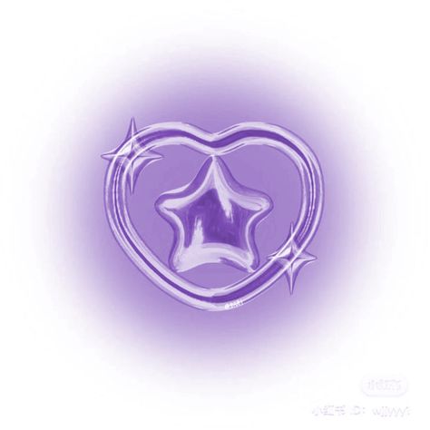 Purple Heart Aesthetic, Purple Y2k Background, Kawaii Purple, Light Purple Wallpaper, Purple Y2k, Y2k Icons, Heart Aesthetic, Purple Icon, Dark Purple Wallpaper