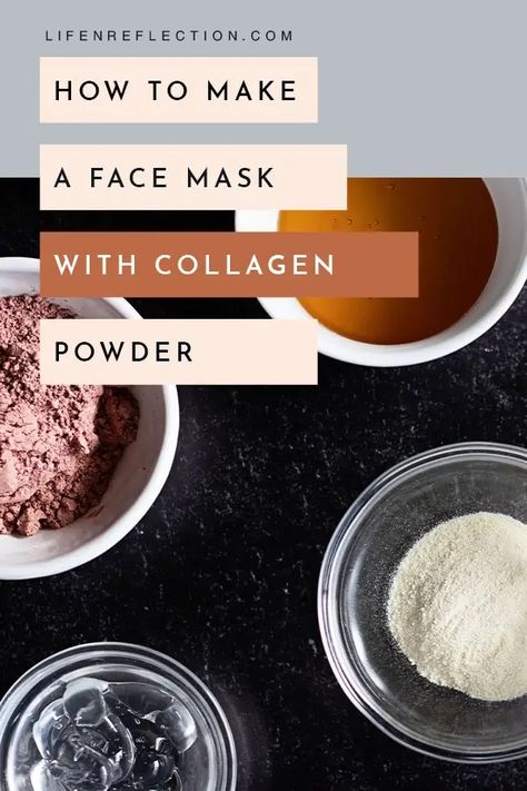 Collagen Face Mask, Aloe Vera Face Wash, Natural Hair Remedies, Homemade Face Cream, Collagen Facial, Skin And Hair Care, Collagen Mask, Brown Spots On Face, Collagen Cream