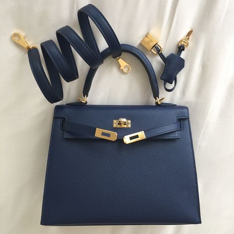 BN K25 Sellier Blue Sapphire GHW stamp A. WhatsApp +65 9295 3329 for enquiry. Registered Business in S'pore . Instagram: studio.lachambre Carousell: www.carousell.com/lachambre5 Line: La Chambre Hermes Bags Blue, Blue Hermes Bag, Blue Kelly Bag, Hermes Birkin Colours, Hermes Kelly 25, School Bag Essentials, Hermes Kelly Bag, Orange Boxes, Kelly Bag