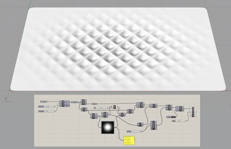 Fading patterns on 3 dimensional surface - Grasshopper - McNeel Forum Parametric Design Architecture, Rhino Architecture, Rhino Software, Rhino Tutorial, Grasshopper 3d, Grasshopper Rhino, Parametric Architecture, Generative Design, Concept Diagram