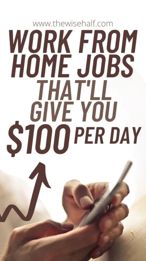 Legit Work From Home Jobs of 2020. Get Paid Up To $100 Per Day. - The wise half Legit Work From Home Jobs, Diversify Income, Best Work From Home Jobs, Amazon Work From Home, Career Ideas, Legit Work From Home, Student Information, Online Jobs From Home, Data Entry Jobs