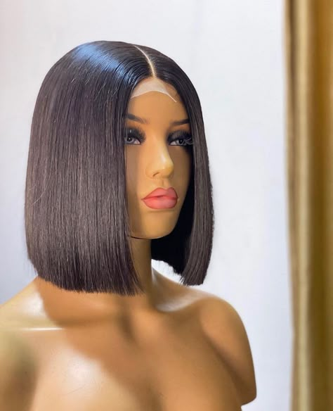 Bone Straight Bob Wig, Human Hair Short Wigs, Short Bone Straight Wig, Wigs For Graduation, Bone Straight Hair Black Women, Weave On, Short Wig Hairstyles, Wigs Installation, Spikes Hair