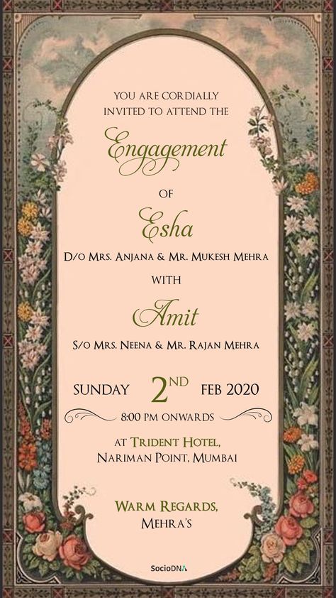 Engagement Invitation Card Design, Designer Invitation, Invitation Creative, Engagement Invites, Invitation Cards Wedding, Engagement Invite, Digital Wedding Invitations Design, Hindu Wedding Invitation Cards, Simple Wedding Cards