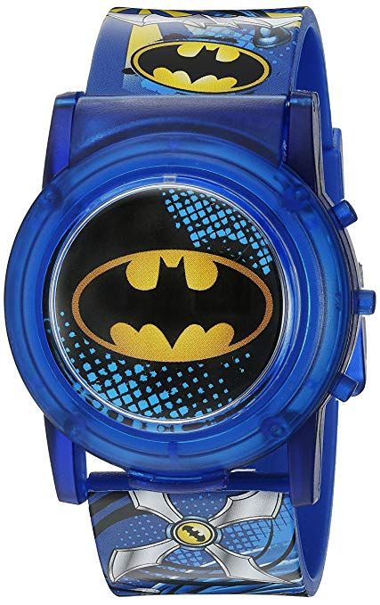 Batman LCD Flashing Light Pop Sound Effect Watch Push for Rotating Flashing Light Analog-quartz Movement Case Diameter: 25mm Not Water Resistant  #bestwatch #digitalwatch Batman Watch, Best Kids Watches, Batman Dc Comics, Charlie Brown Halloween, Bob Kane, Batman Kids, Boys Watches, Digital Light, Batman Dc