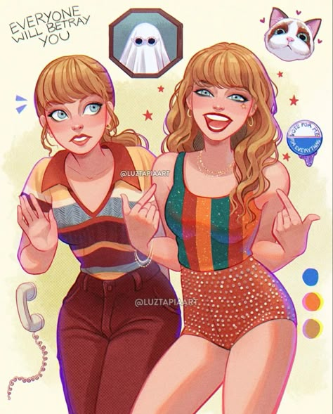 Luz Tapia Art, Taylor Swift Art, Taylor Swift Drawing, Taylor Swift Fan Club, Estilo Taylor Swift, Taylor Swift Posters, Taylor Swift Cute, Taylor Swift Funny, Anti Hero