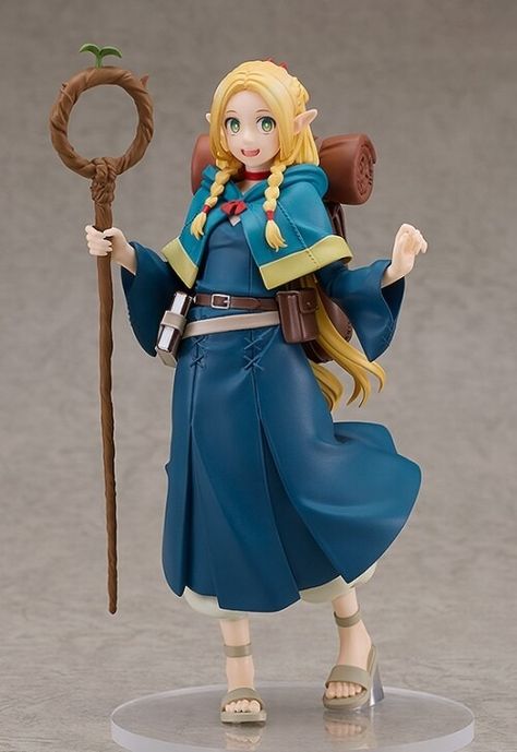 Dungeon Meshi - Marcille Donato - Pop Up Parade (Good Smile Company) — MyFigureCollection.net Dungeon Anime, Delicious In Dungeon, Wooden Staff, Pop Up Parade, Dungeon Meshi, Smart Art, Frame Arms Girl, Anime Figurines, Popular Anime