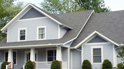 8 Inviting Home Exterior Paint Colors - West Magnolia Charm Exterior Paint Sherwin Williams, Sherwin Williams Exterior Paint Colors, Exterior Paint Colours, Outside House Paint, Exterior Color Combinations, Exterior Gray Paint, Home Designs Exterior, Gray House, Exterior House Color