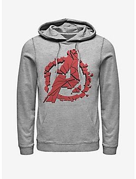 Marvel Avengers Endgame Avengers Shattered Hoodie, ATH HTR Avengers Superheroes, Pull Over Hoodie, Man Thing Marvel, Avengers Endgame, Red Logo, Fun Comics, Logo Graphic, Marvel Avengers, Grey Sweatshirt