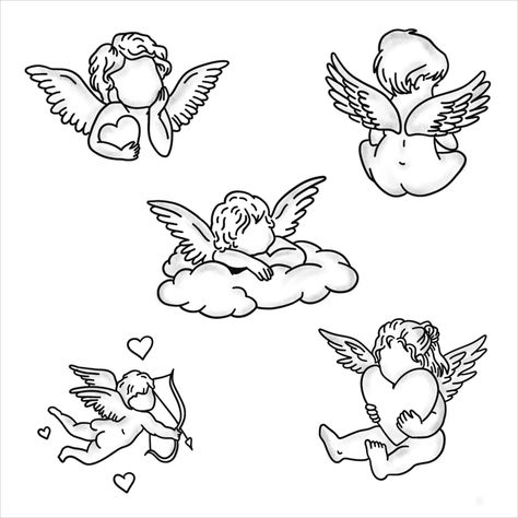 I will create tattoo design ideas Light Tattoos For Women, Beautiful Angel Tattoos For Women, Angel Line Art Tattoo, Butterfly Angel Tattoo, Angel Tattoo Simple, Angel Butterfly Tattoo, Simple Angel Tattoo, Minimalist Angel Tattoo, Fine Line Angel Tattoo