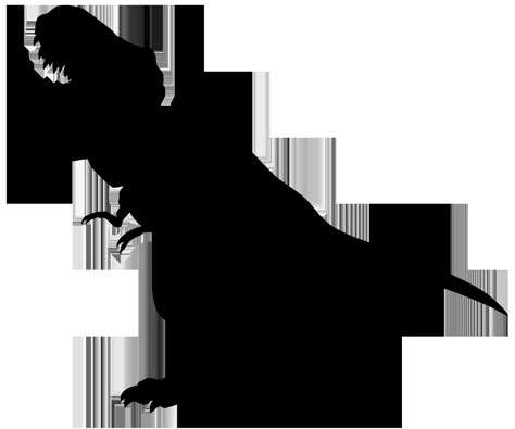 Dino Silhouette, Dinosaur Template, Clip Art Black And White, Dinosaur Clip Art, Tree Rex, Dinosaur Silhouette, Dinosaur Room, Scary Funny, Dinosaur Crafts