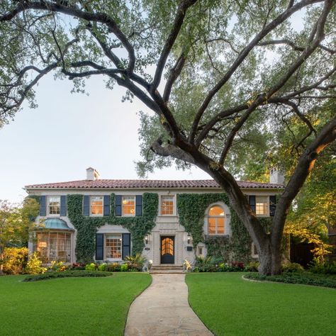 Pecky Cypress Paneling, Highland Park Dallas, Architecture Classic, Glam Pad, 1920s House, Park Homes, Highland Park, Historic Home, Historic Homes