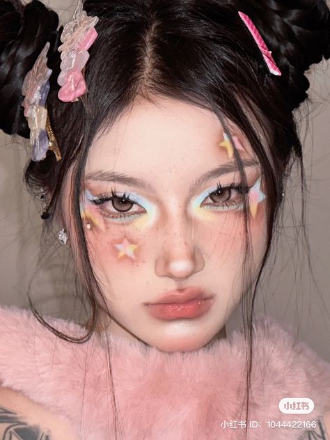 Makeup Korean, Makeup And Hair, Harajuku, Instagram Photos, Stars, Makeup, Hair, Pink, Instagram