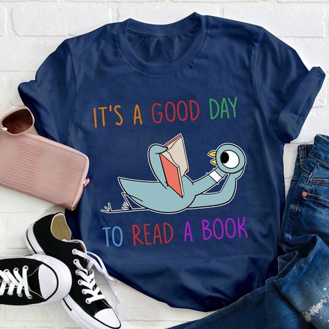 Teachers Lounge, Chicken Shirt, Teaching Outfits, Book Shirt, Kindergarten Shirts, Classroom Art, It's A Good Day, Chicken Shirts, Funny Chicken