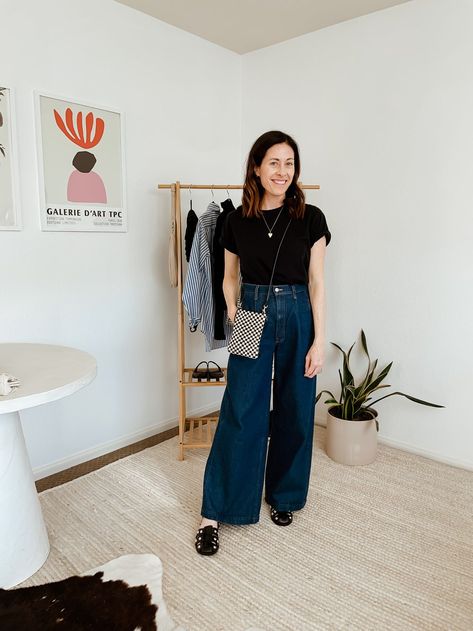 Wide Leg Jean Outfits for the Week - 5 Approachable Outfits — Art In The Find Wide Leg Jean Outfits, Outfits For The Week, How To Style Wide Leg Jeans, Style Wide Leg Jeans, Wide Leg Jeans Outfit, Cashmere Wrap, Wardrobe Stylist, Wrap Coat, Cashmere Turtleneck