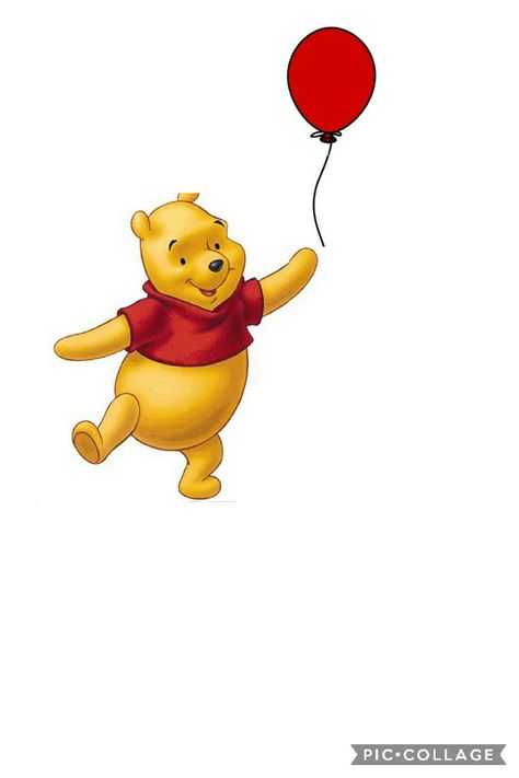 Baby Bear Tattoo, Pooh Pictures, Cute Winnie The Pooh, Bear Tattoo, Baby Bear, Winnie The Pooh, Balloons, Disney Characters, Cream