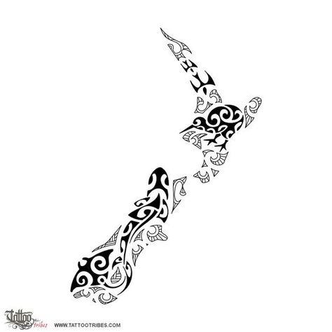 New Zealand Tattoo Ideas, New Zealand Symbols, Maori Symbols, New Zealand Tattoo, Maori Tattoos, Kunst Tattoos, Polynesian Tattoo Designs, Maori Tattoo Designs, Shape Tattoo