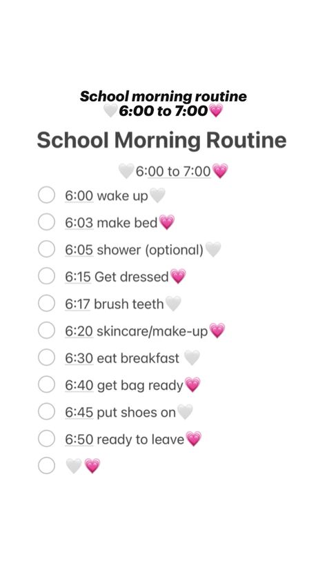 School Night Routine, School Lifestyle, School Routine For Teens, Morning Routine School, Morning Routine Checklist, School Morning, Free House Design, Teen Advice, After School Routine