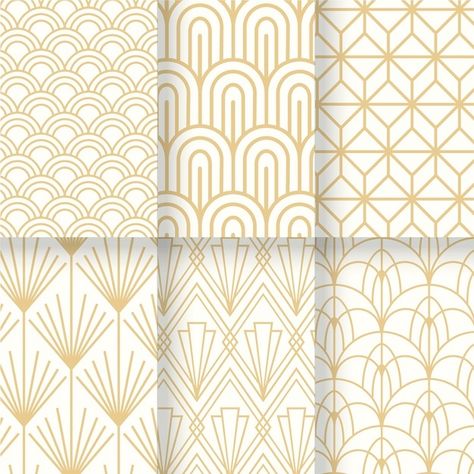 Gold pattern wallpaper