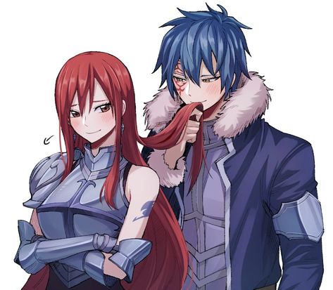 Erza Et Jellal, Erza X Jellal, Fairy Tail Jellal, Fairy Tail Jerza, Erza Jellal, Fairy Tail Fanart, Jellal Fernandes, Erza Scarlett, Nalu Fairy Tail