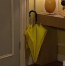 "The Mother" from How I Met Your Mother Barney And Robin, Ted Mosby, Yellow Umbrella, Punch In The Face, Going To Rain, The Right Man, How I Met Your Mother, Artifacts, Paper Shopping Bag