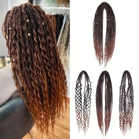 Set 15 - Temu Burgundy Dreadlocks, Viking Dreads, Curly Dreadlocks, Curly Dreads, Dreads Extensions, Ombre Burgundy, Sisterlocks Styles, Long Dreads, Hairstyle Easy