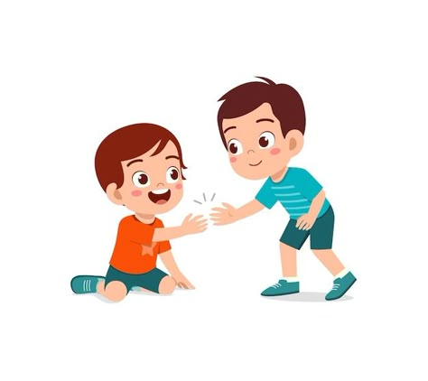 Premium Vector | Kids face sick unhealthy Good Manners For Kids, Kids Charts, Vector Cartoon Characters, Manners For Kids, Kids Falling, Daily Life Hacks, Kids Graphics, App Anime, Tagalog Quotes