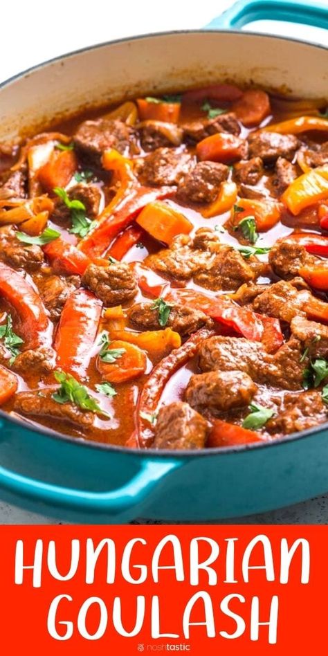 Best Hungarian Goulash Recipes, Czech Beef Goulash Recipes, Hungarian Pepper Soup, German Golashes Recipes, Gluten Free Goulash Recipes, Czech Goulash Recipes, Gluten Free Goulash, Halushka Recipe, Hungarian Peppers Recipes