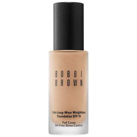 Skin Long-Wear Weightless Foundation SPF 15 - Bobbi Brown | Sephora Brown Foundation, Bobbi Brown Skin Foundation, Bobbie Brown, Ysl Makeup, Natural Spf, Bobbi Brown Makeup, Brown Makeup, Foundation Colors, Skin Foundation