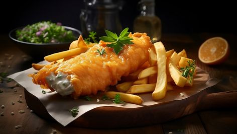 Cod Fish And Chips, Walleye Fish, Fish N Chips Recipe, Battered Fish, Cod Fish, Beer Batter, Chips Recipe, Types Of Fish, Tasting Table