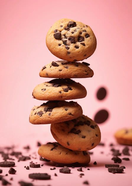 Chocolate chip cookie AI Images | Free download Chips Photography, Cookies Background, Cookie Arrangements, Cookies Photography, Journal Pictures, Flour Biscuits, Cookie Pictures, Food Business Ideas, Crafts Origami