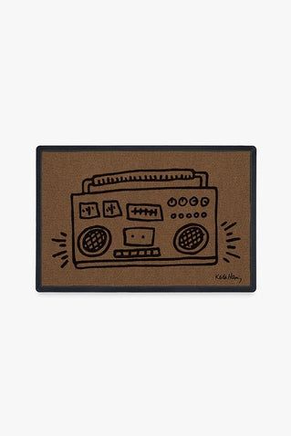 Keith Haring Radiant Baby, Faux Hide Rug, Ruggable Rug, Hide Rug, Rubber Mat, Classic Rugs, Black Area Rugs, Keith Haring, Small Area Rugs