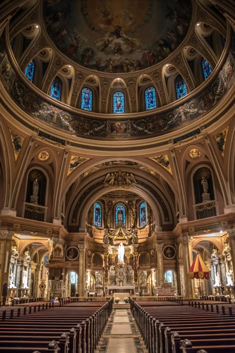 Old Cathedral Aesthetic, Church Asthetic Picture, Churches Aesthetic, Old Church Aesthetic, Catholic Church Aesthetic, Beautiful Catholic Churches, Cathedral Aesthetic, Catholic Architecture, Catholic Church Stained Glass