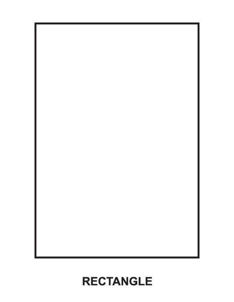 Rectangle coloring page Rectangle Drawing, 3d Rectangle Template, Rectangle Frame Tattoo, Rectangle Pattern, Rectangle Template, Rectangle Shape Worksheets For Preschool, Square Template, Rectangle Worksheets For Preschool, Rectangle Coloring Page