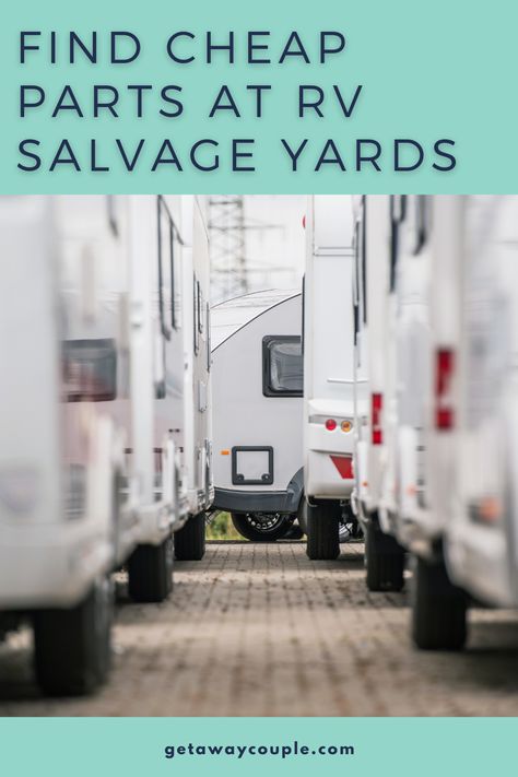 Supply chain issues have thrown RV owners for a loop over recent years. If you can't find the part you need, look at RV salvage yards! Find Cheap RV Parts at RV Salvage Yards How To Install Rv Hookups At Home, Rv Delamination Repair, Rv Slide Out Maintenance, Cheap Rv, Rv Carports, How To Start An Rv Park, Snowbird Rv Routes, Fifth Wheel Trailers, Used Rv