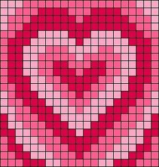 Heart Tapestry, Tapestry Pink, Find Your People, Easy Pixel Art, Pixel Art Templates, Heart Template, Tapestry Crochet Patterns, Crochet Design Pattern, Pixel Art Pattern