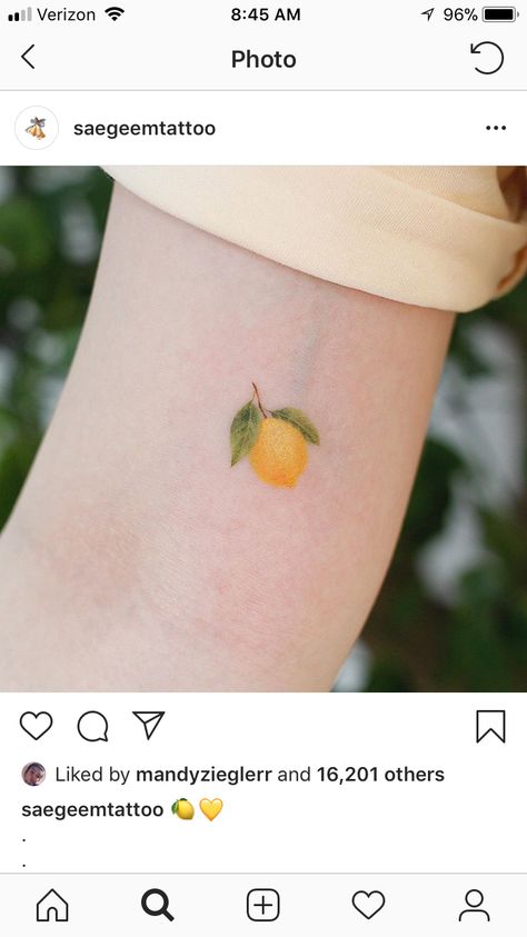 Micro Lemon Tattoo, Lemon And Bee Tattoo, Lemon And Lime Matching Tattoos, Orange And Lemon Tattoo, Tiny Lemon Tattoo, Lemon Tattoo Minimalist, Small Lemon Tattoo, Lemon Tattoo, Italy Tattoo