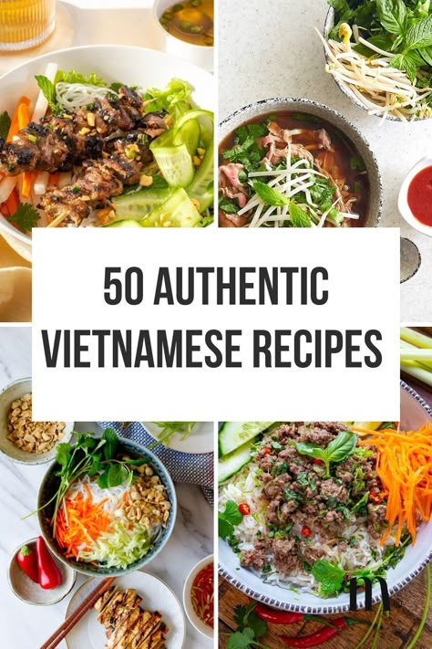 Dive into authentic Vietnamese recipes with these must-try classics. From Pho soup to Vietnamese seafood, explore delicious food ideas. Save this pin to your Food Recipes board for more inspiration! Vietnam Soup Recipes, Dinner Recipes Vietnamese, Vietnamese Side Dishes Vegetables, Authentic Vietnamese Food, Vietnamese Dinner Recipes, Veitmanese Recipes, Veitmanese Food, Vietnamese Recipes Authentic, Thailand Recipes