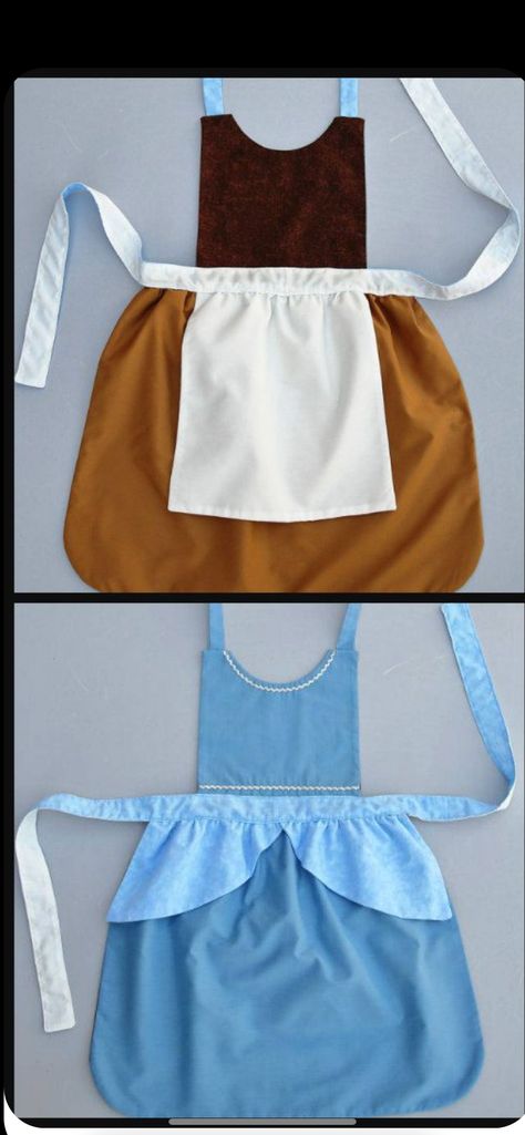 Cinderella Apron, Costumes Faciles, Dress Up Aprons, Princess Aprons, Disney Costume, Cinderella Dress, Cinderella Costume, Princess Diy, Diy Kostüm