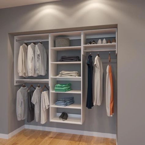 Reach In Closet System, Organisation Clothes, Storage Ideas For Bathroom, Easy Closet, Ideas Armario, Closet Room Organizer, Small Walk In Closet, Shoes Organizer, Modular Closets