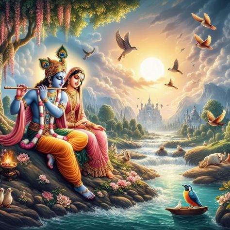 3d Radha Krishna, Hare Krishna Mantra, Krishna Avatar, Jai Shri Krishna, Krishna Krishna, Radhe Shyam, Radha Krishna Quotes, Radha Painting, Hinduism Art