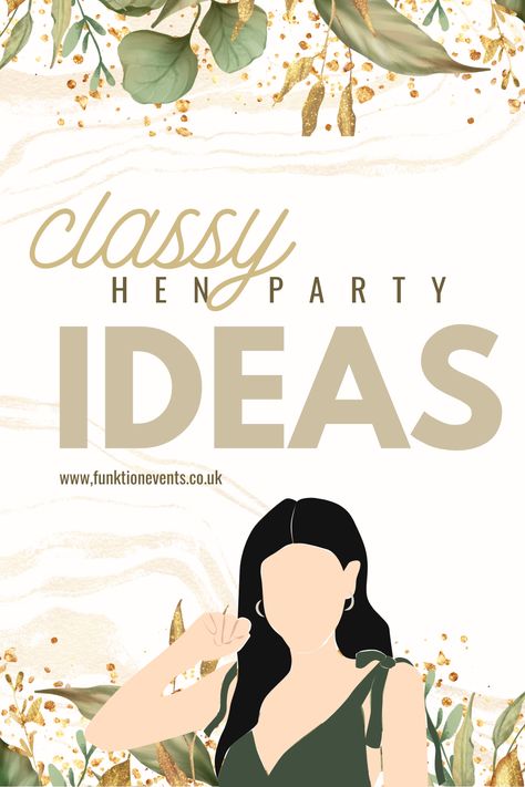 Looking for some classy hen do ideas for your celebrations? Check out our blog filled with classy ideas! #henparty #hendo Elegant Hen Party Ideas, Hen Ideas Classy, Classy Hen Do Ideas, Hen Decoration Ideas, Hen Do Theme Ideas, Hen Do Decor, Hendo Ideas, Hens Party Ideas Themes, Hen Do Decorations