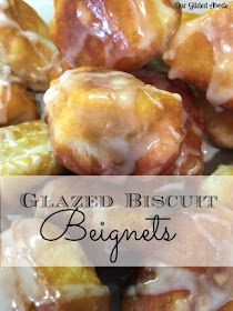 Glazed Beignets, Benyas Recipe, Glazed Biscuits, Biscuit Beignets, Cracker Barrel Biscuits, Canned Biscuit Donuts, Fried Biscuits, Instant Breakfast Recipe, Biscuit Donuts