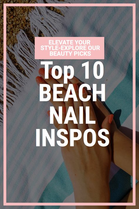 Summer is in full swing, and what better way to express yourself than with a fresh new set of nails? Our 'Summer Nail Inspo: Top 10 Picks!' has all the inspiration you need. From tropical hues inspired by spring break to minimalistic designs perfect for the simple summer look, we've got something for every nail-savvy fashionista. Get ready to flaunt your new favorite summer nail art this season. Get inspired now!! Tropical Nail Designs Simple, Beach Nails Simple, Simple Beach Nails, Ombre Nail Design, Pink Holographic Nails, Vacation Nails Beach, Tropical Nail Designs, Tropical Vacation Nails, Sunset Ombre