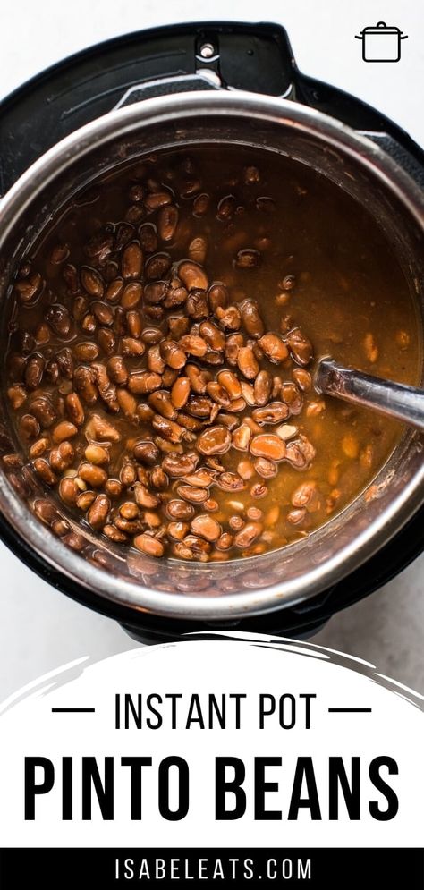 Best Pinto Beans Ever, Instant Pot Pinto Beans, Pinterest Food Recipes, Lentils Rice, Isabel Eats, Pinto Bean Recipes, Pinterest Food, Mexican Meals, Healthy Side Dish