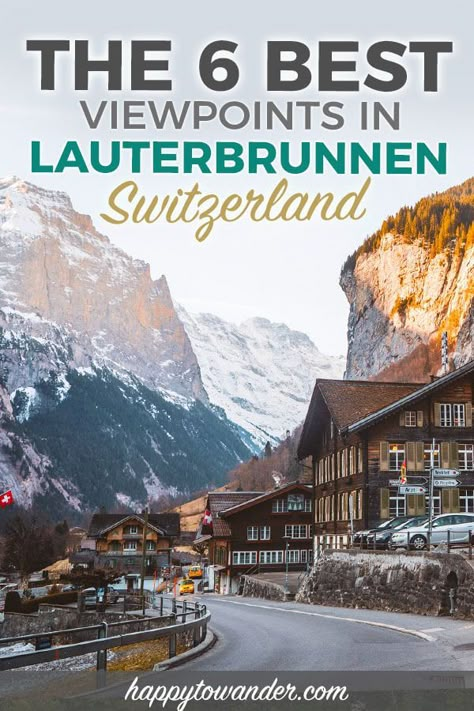 One of the best things to do in Lauterbrunnen, Switzerland is finding the best views! This guide walks you through how to find the best views in Lauterbrunnen, the best hikes in the Lauterbrunnen Valley, along with beautiful Lauterbrunnen photography. #switzerland #travel #lauterbrunnen Switzerland Travel Winter, Blausee Switzerland, Switzerland Travel Itinerary, Wengen Switzerland, Locarno Switzerland, Switzerland Christmas, Switzerland Winter, Thun Switzerland, Gstaad Switzerland