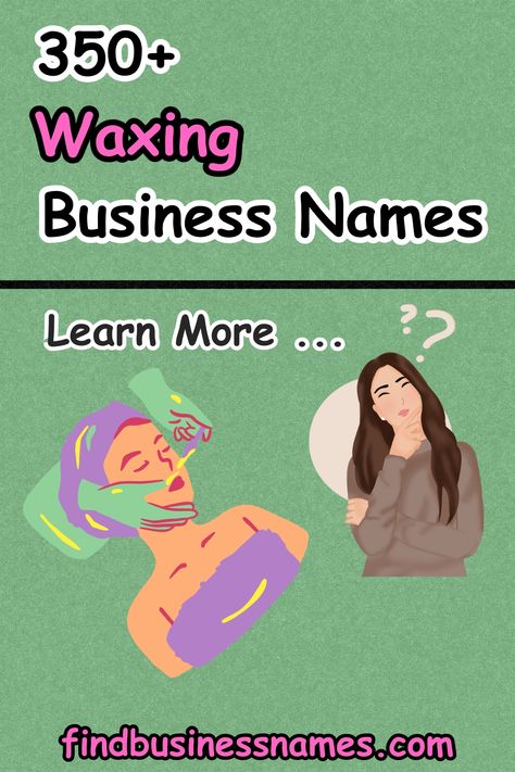 Find the perfect name for your waxing business with our curated list! From catchy and creative to elegant and sophisticated, we've got you covered. Discover names that capture the essence of your brand and attract your ideal clients. #WaxingBusiness #BusinessNames Waxing Name Ideas, Waxing Business Name Ideas, Waxing Business Names, Waxing Salon, Instagram Names, Body Waxing, Ideal Client, Cool Names, Business Names