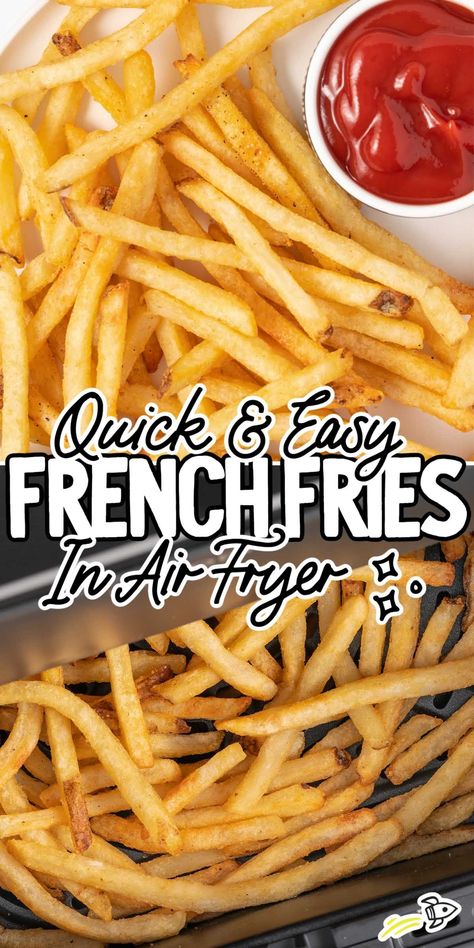 Enjoy crispy, crowd-pleasing fries without the mess of deep-frying with this quick and easy recipe for frozen French fries in the air fryer. T Fal Air Fryer Recipes, Air Fryer Frozen Fries, French Fries In Air Fryer, Fries In Air Fryer, Air Fry French Fries, Fries In The Air Fryer, Frozen Fries, Air Fryer Veggies, Healthy Fries