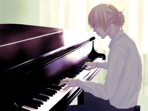 Kagamine Len/#114010 - Zerochan Acoustic Covers, I Still Love Him, Piano Man, Widescreen Wallpaper, Playing Piano, Boys Playing, Guy Drawing, Anime Music, Drawing Poses