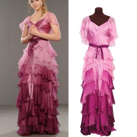 Hermione's clothes - Google Search Yule Ball Dress Ideas, Hermione Yule Ball Dress, Hermione Yule Ball, Hermione Dress, Yule Ball Outfits, Yule Ball Dress, The Yule Ball, Harry Potter Dress, Fall Fashion Skirts