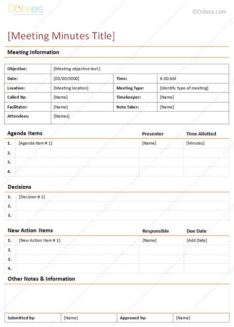 Created in Microsoft Word® with this meeting minutes template, you can expect to take clean, organized minutes during any occasion. Work Templates, Mom Template, Meeting Minutes Template, Meeting Notes Template, Meeting Template, Effective Meetings, Meeting Minutes, Pto Ideas, Meeting Planning